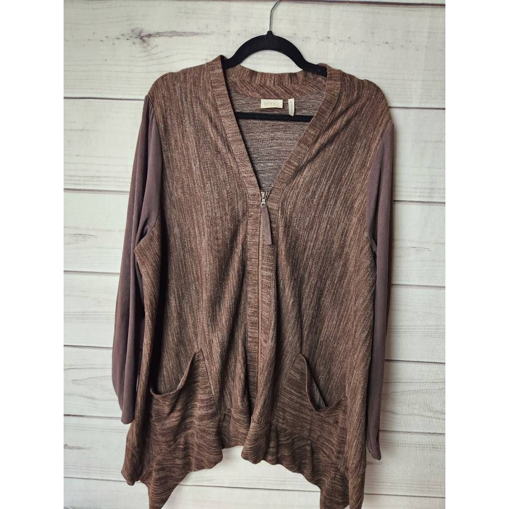 Brown Women's Sweater with Pockets